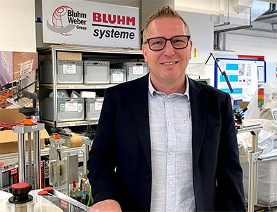 Volker Bluhm, Geschäftsführer bei Bluhm Systeme, Bild: LMV-online.de / Susanne Woggon Geschäftsführer Volker Bluhm von Bluhm Systeme