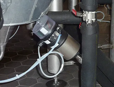 Um zu verhindern, dass glykolbasierte Kältemittel bei der Gärtankkühlung zu Fehlschaltungen führen, hat Bürkert bei der VLB neue Element-Prozessventile Typ 8801 eingesetzt, Bild: Bürkert Fluid Control Systems Element-Prozessventil Typ 8801 von Bürkert