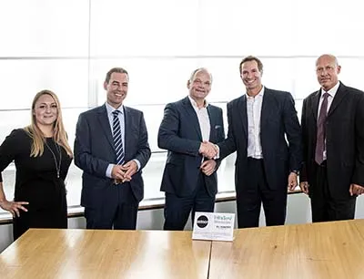 Unterzeichnung der Kooperationsvereinbarung zwischen Samson und Infraserv Wiesbaden