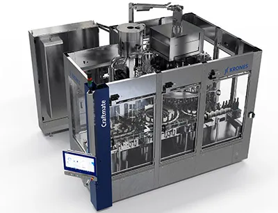 Der neue Craftmate G verarbeitet bis zu 24.000 Glasflaschen pro Stunde, Bild: Krones AG Krones Glasabfüller Craftmate G