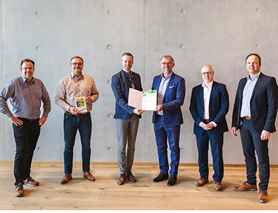 Urkundenübergabe bei Multivac